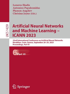 cover image of Artificial Neural Networks and Machine Learning
